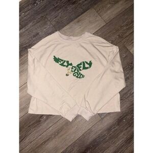 Philadelphia Eagles Women's Cream Sweatshirt